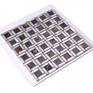 Azulejo de mosaico de revestimiento de pared exterior de mármol de decoración