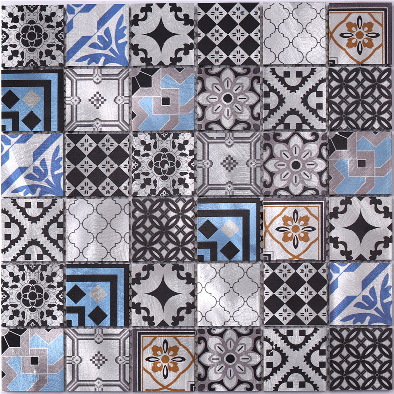 Teja de mosaico marroquí del cuadrado de Hotsale de la fábrica de 48 * 48m m / teja de Marruecos