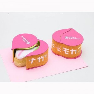 Caja de cartón de empaquetado del regalo de la forma de lujo del corazón