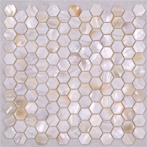 BK18 China que fabrica las tejas de mosaico púrpuras naturales de Backsplash de Seashell de la concha marina