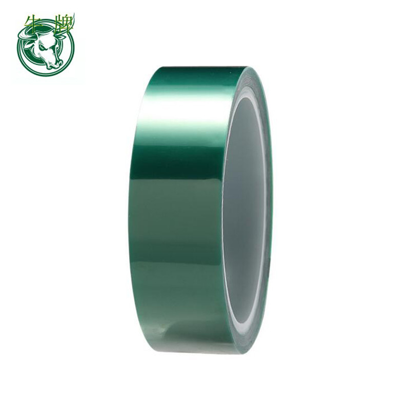 Cinta adhesiva adhesiva PET verde para blindaje de soldadura de PCB