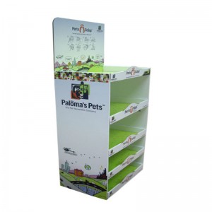 Soporte de exhibición de la posición del estallido de la corrugada Soporte de exhibición de la cartulina del jabón