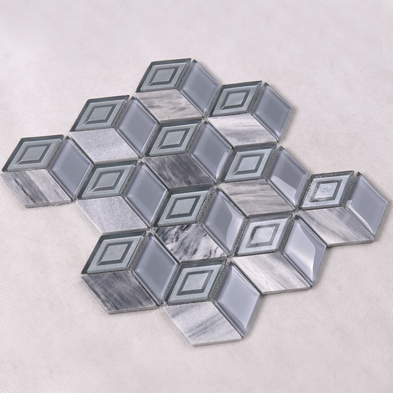 Venta caliente hexágono 3D diamante en forma de azulejos de Filipinas y Egipto