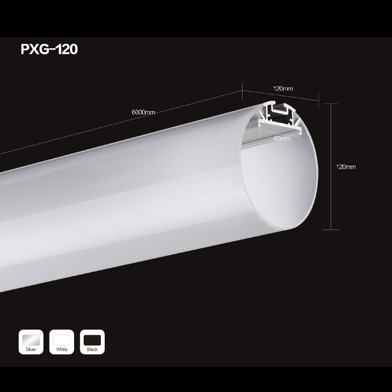 Perfil de aluminio lineal 6063 T5 LED de alta calidad para tira de LED