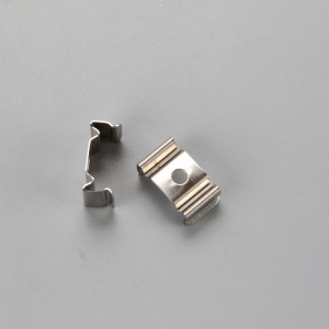 Perfil de aluminio 6063 canales para mueble de cocina con accesorios.