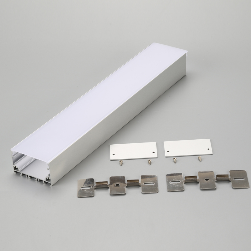 6063 U forma extrusión de aluminio del canal de aluminio LED para tira de luz LED