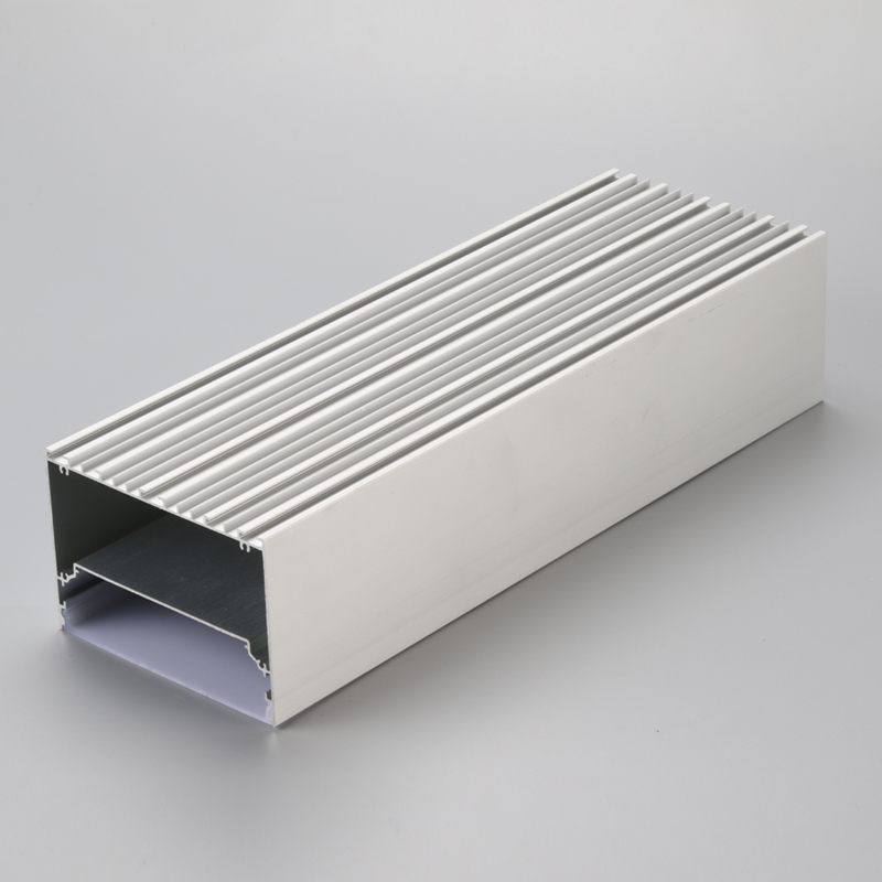 Perfil de canal de aluminio de tira LED con cubierta de difusor lechosa helada transparente