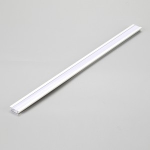 Perfil de luz LED de aluminio empotrado de 1M para tira de luz LED con longitud de cubierta personalizada