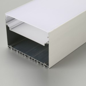 Grandes disipadores de calor 6060 T5 aluminio lineal luz perfiles LED para tira de LED