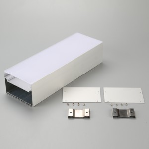 Grandes disipadores de calor 6060 T5 aluminio lineal luz perfiles LED para tira de LED