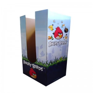 Soporte de exhibición de cartón personalizado, estante de exhibición de cartón corrugado, unidad de estante de exhibición de piso