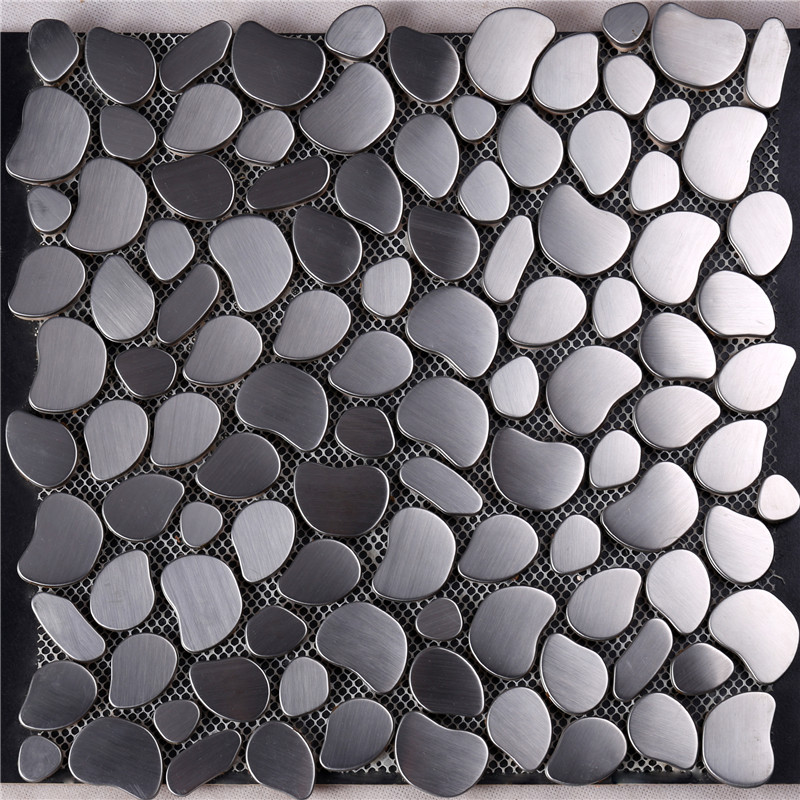 Teja de mosaico decorativa del guijarro del guijarro para la estufa