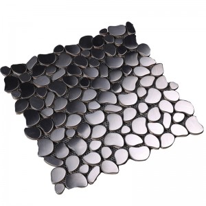 Teja de mosaico decorativa del guijarro del guijarro para la estufa