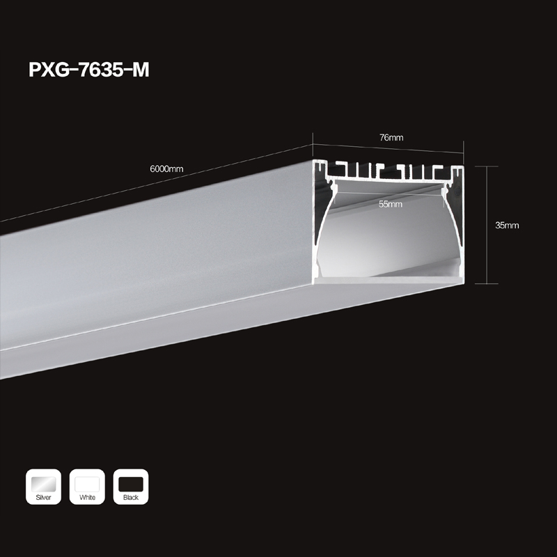 La luz de tira LED de la venta caliente U y forma de V sacó los perfiles de aluminio