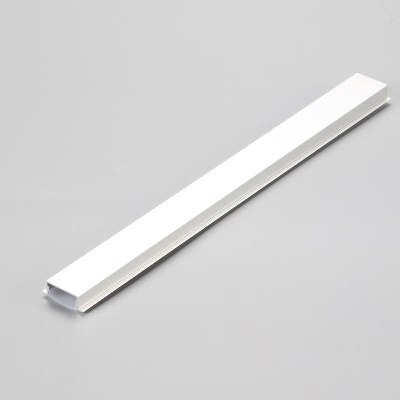 Perfil de aluminio del gabinete de cocina del precio de fábrica LED para la luz de tira del LED, canal ahuecado del perfil del alu de la protuberancia de la barra de luz del LED