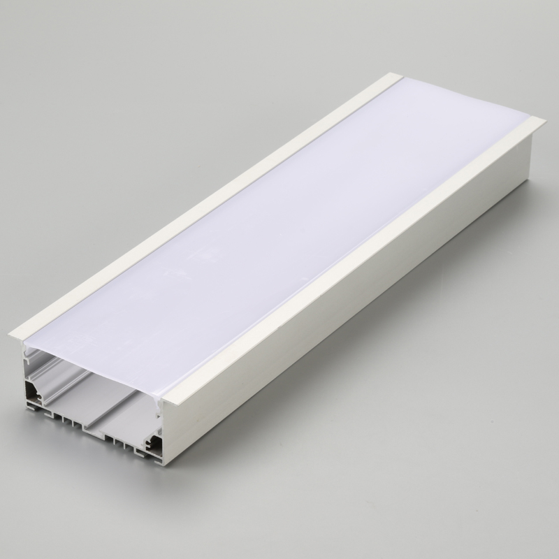 Perfil de aluminio led para PC difusor / forma plana