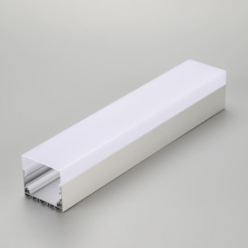 Carcasa de luz lineal LED con perfil de aluminio. Piezas de luz LED.