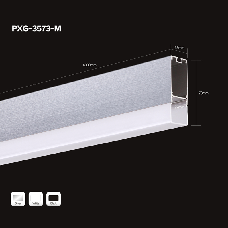 La mejor venta de todo el conjunto LED lineal de luz de vivienda cuerpo de aluminio del disipador de calor IP20