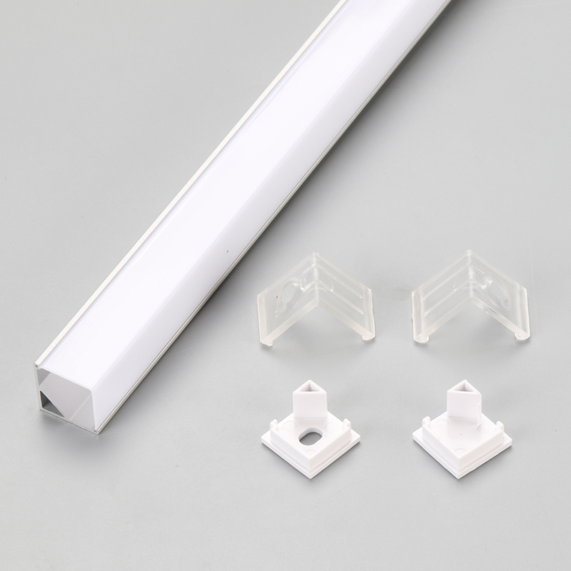 Techo de aluminio ligero de 90 grados LED que enciende la tira del perfil de la iluminación LED