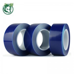 Terminación de la batería de litio de color azul cubierta de protección