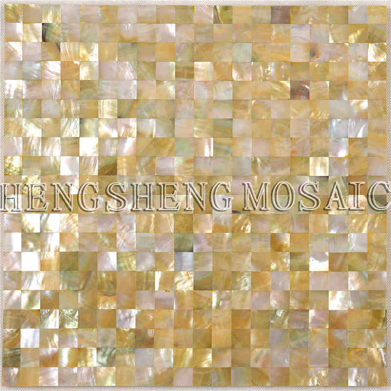 Azulejo de la decoración del cuarto de baño del mosaico de Shell del mar de Pearl White del mar de la mezcla al por mayor
