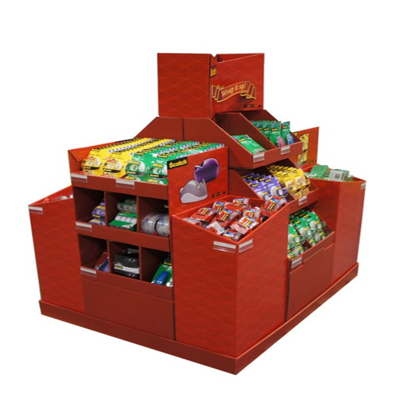 Cartón de juguete personalizado montado supermercado Pallet soporte de exhibición