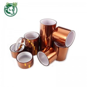 Buena calidad de aislamiento térmico 0.025 pi Capton cinta adhesiva