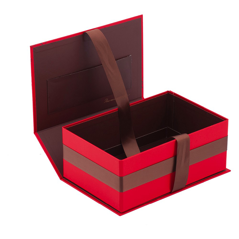 Caja de regalo de papel de cartón de empaquetado de ropa magnífica directa de fábrica con logotipo personalizado