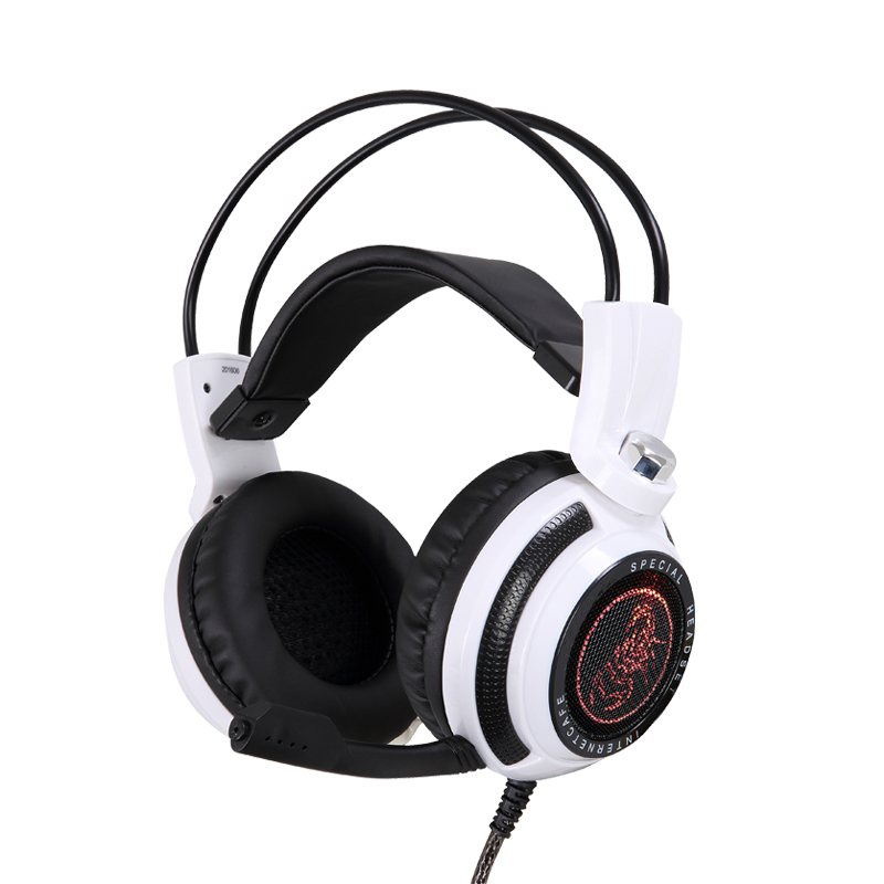 Cabezal 2018 sobre auriculares para juegos de oído con micrófono para PC