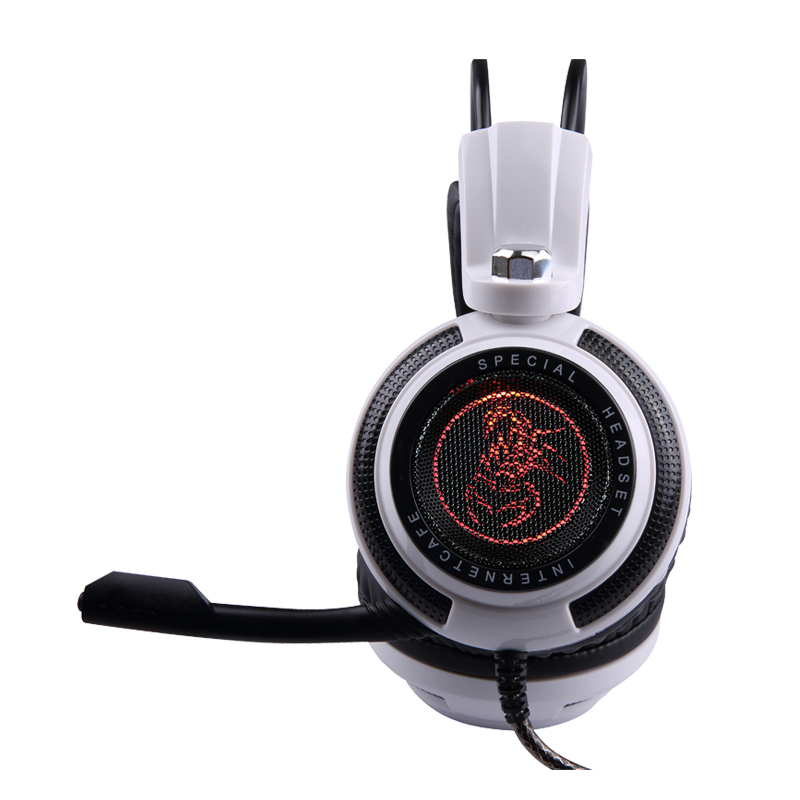 Cabezal 2018 sobre auriculares para juegos de oído con micrófono para PC
