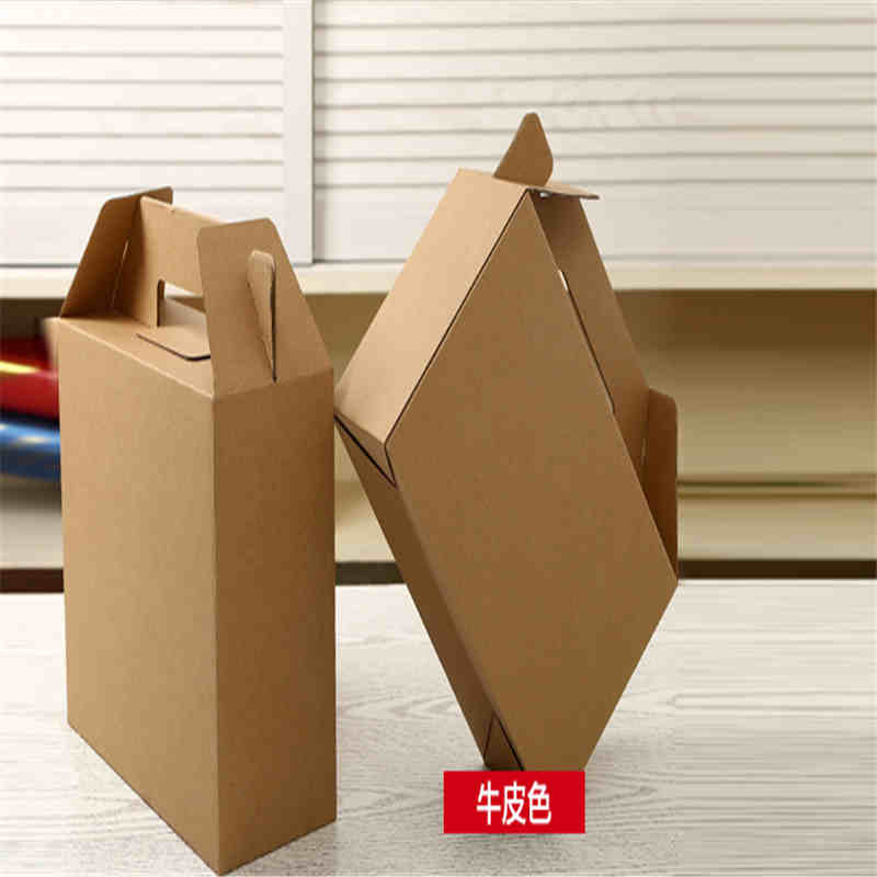 Cajas de papel de embalaje de alimentos con asa