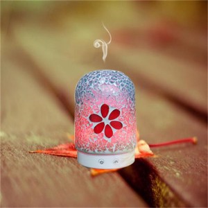 Difusor eléctrico ultrasónico del aroma del aceite esencial del último vidrio de mosaico de la fábrica china