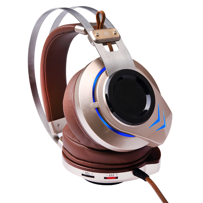 2018 PRO metal gaming headset 7.1 cancelación de ruido con tecnología de vibración