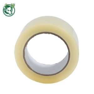 Cinta de embalaje de sellado opaco de color amarillo para cinta diaria