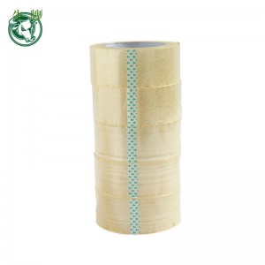 Cinta de embalaje de sellado opaco de color amarillo para cinta diaria