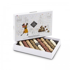 Caja de empaquetado de papel de alta calidad de la camiseta de las compras en línea