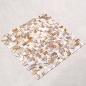 Nuevo mosaico negro de concha de mosaico de concha de tamaño 10 * 20 mm