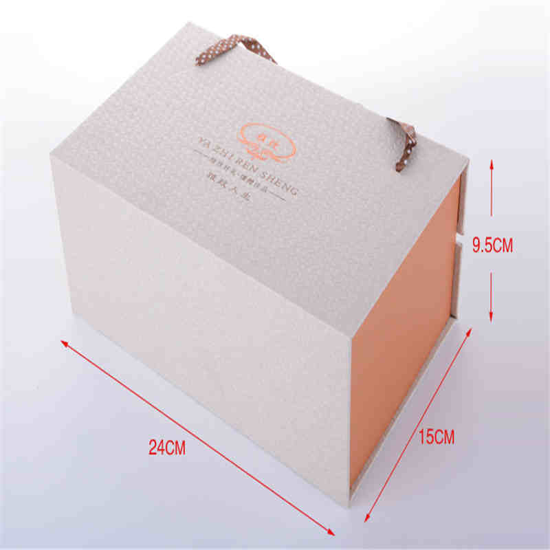 Empaquetado de lujo de encargo de la caja de regalo del papel de la extensión del pelo de la impresión en color