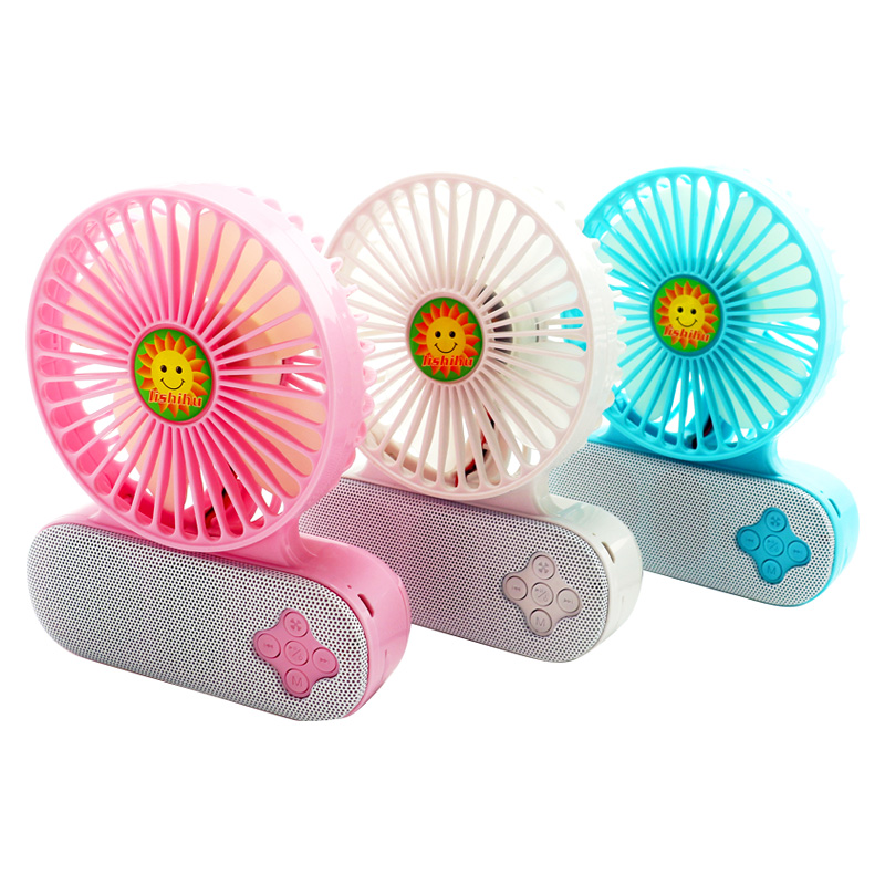 verano que refresca la mini fan del altavoz del bluetooth de la fan con usb / battery