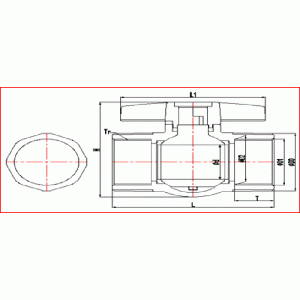 válvula de bola roscada upvc