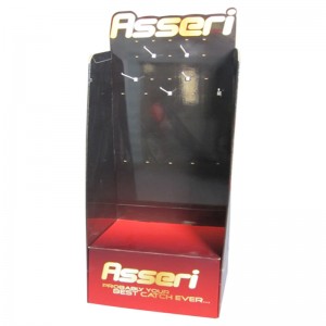 Estante de exhibición lateral doble material de papel modificado para requisitos particulares para la película del teléfono móvil