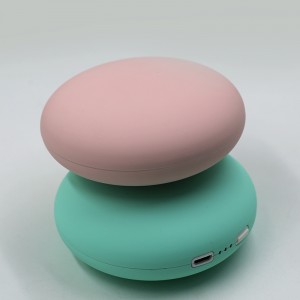 Calentador de manos reutilizable, diseño redondo y largo tiempo de calentamiento.