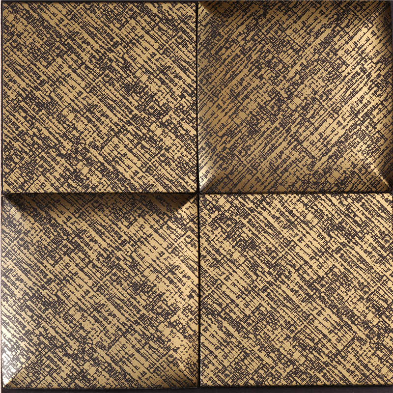Decoración antigua de la pared del backsplash 3d del cooper para el hotel