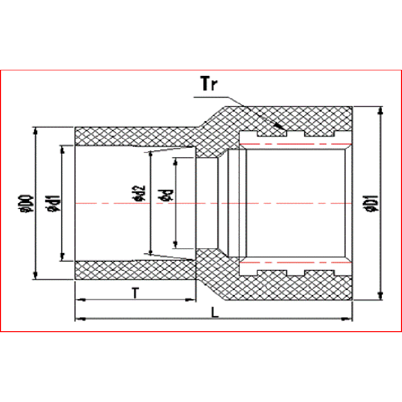 UPVC COBRE HILO REDUCTOR