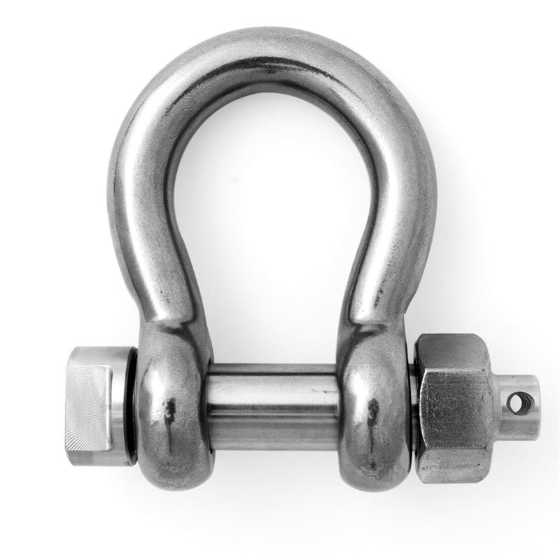 Tipo europeo arco forma grillete de acero inoxidable
