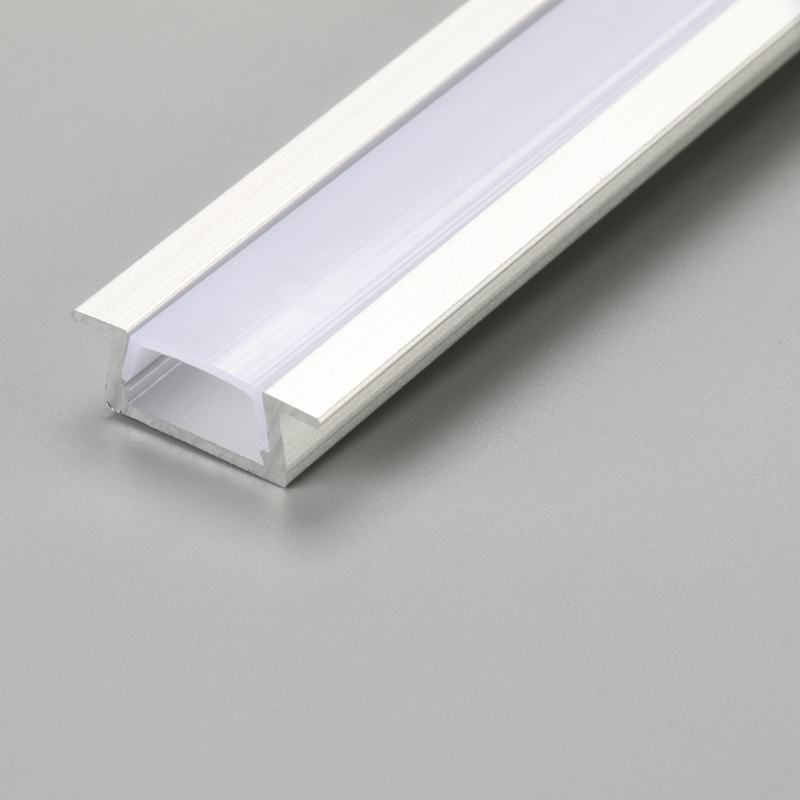 Perfil de luz de tira LED de aluminio empotrado proveedores de China