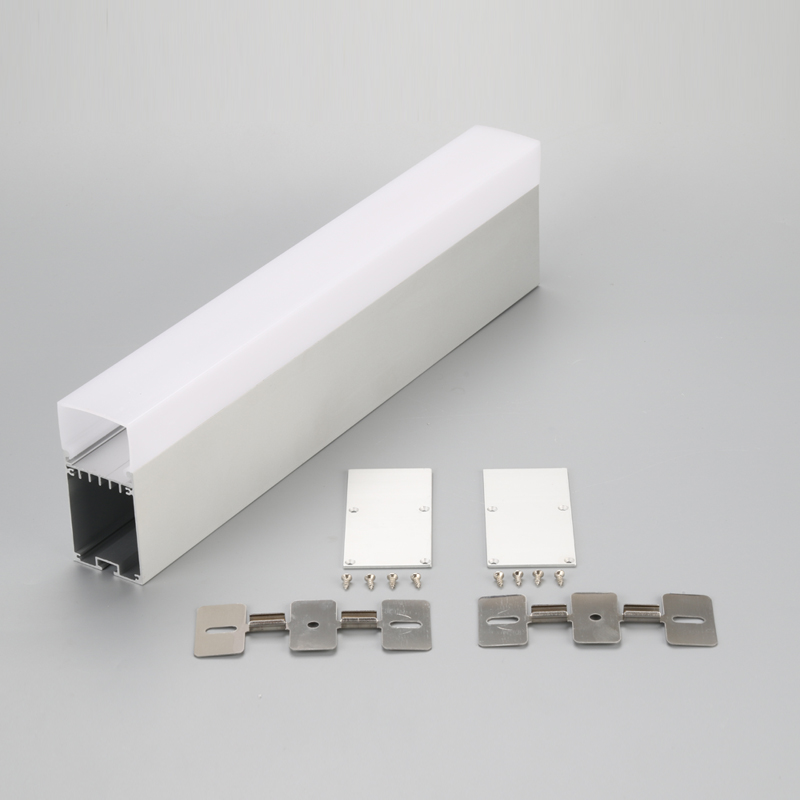 Canal de montaje para perfil de tiras de aluminio LED.