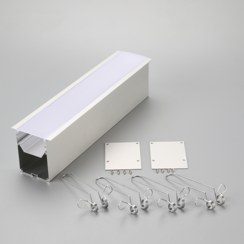Perfil de tira de LED lineal de aluminio de alta precisión en forma de U