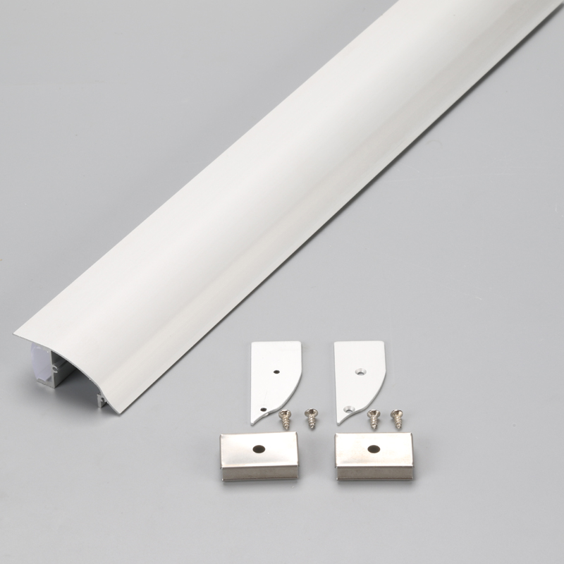 Perfil de aluminio LED de pared para iluminación de bañadores de pared / luz de pie / iluminación de escaleras
