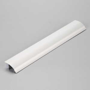 Perfil de aluminio LED de pared para iluminación de bañadores de pared / luz de pie / iluminación de escaleras